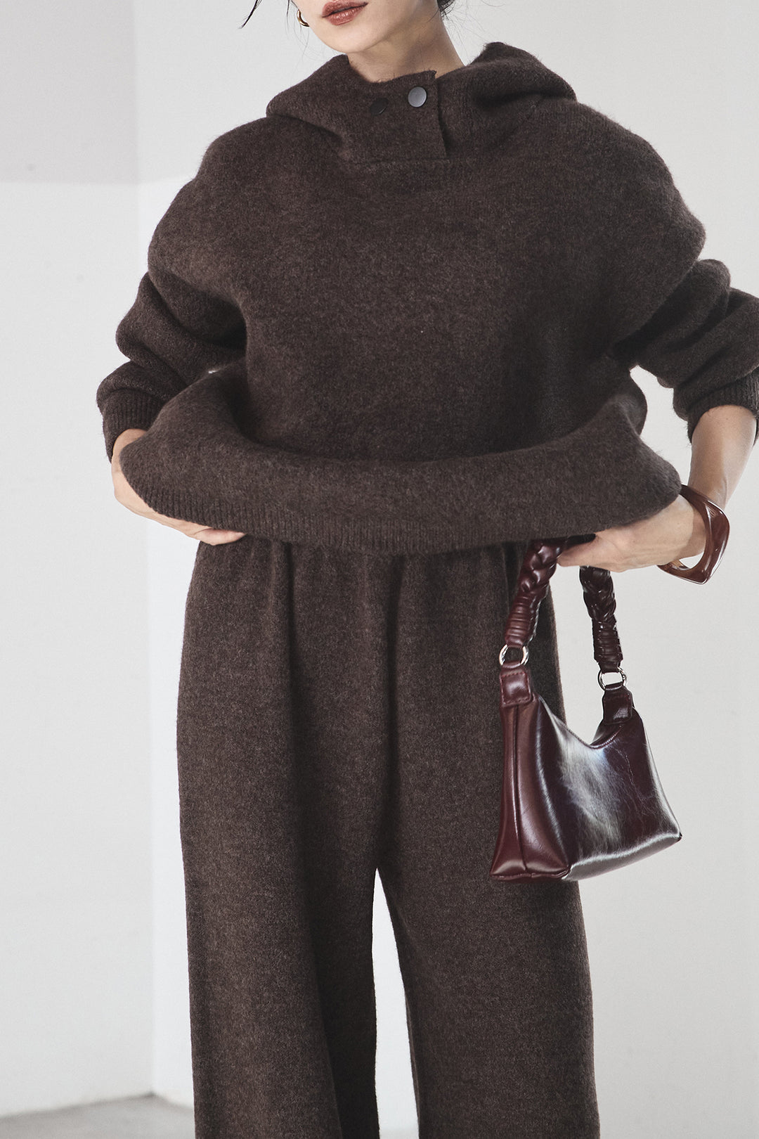 [SET]ハイネックニットフーディーSETUP