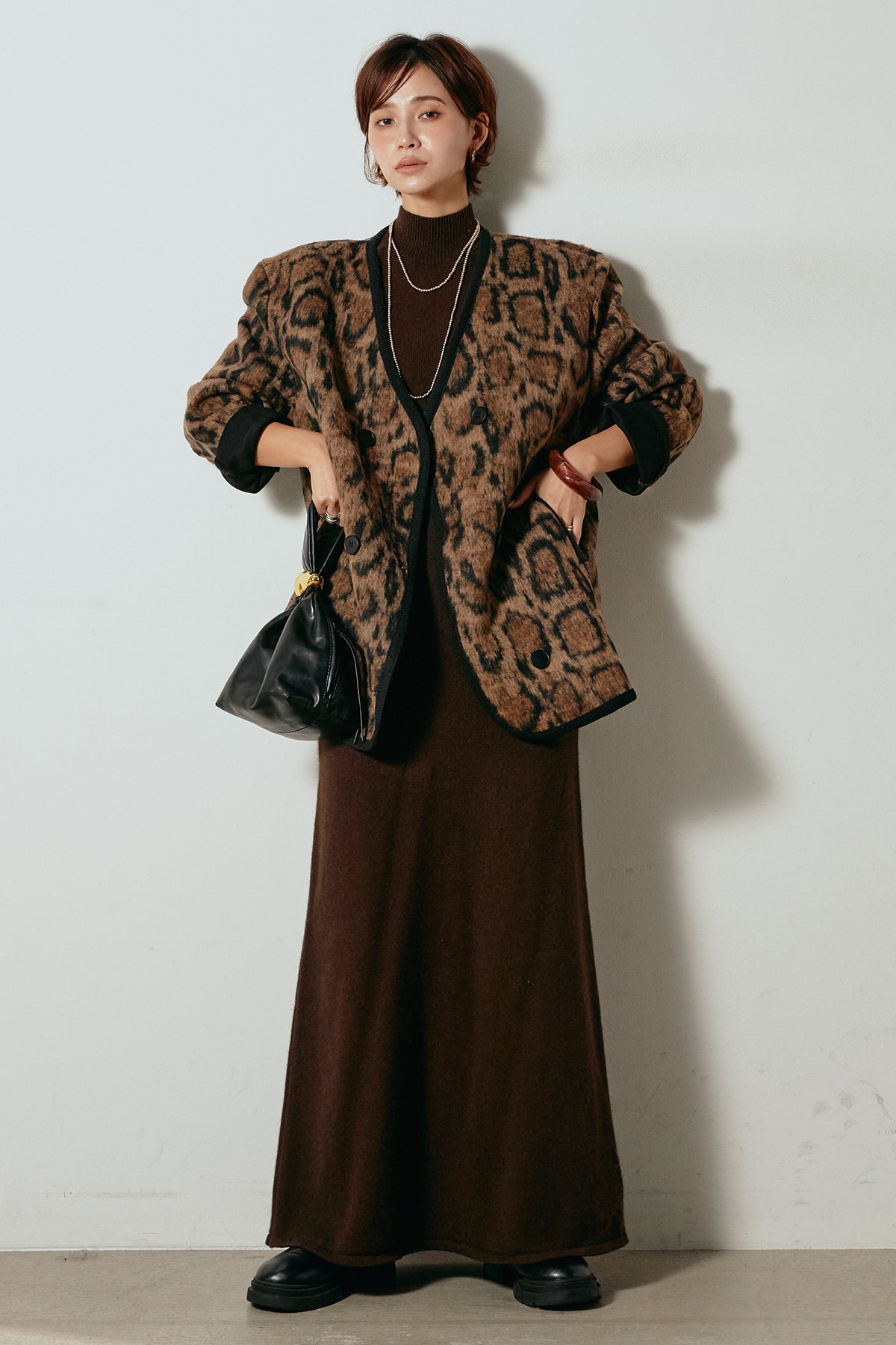 ダブルオーバージャケット/ブラック　ESICA　エシカ　半袖 ダブルオーバージャケット/ブラック ESICA エシカ 半袖 即納