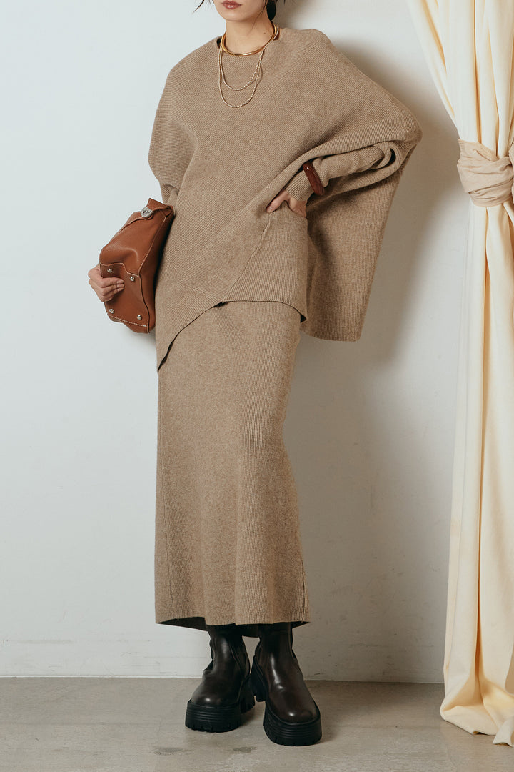 [SET]ドルマンニットスカートSETUP