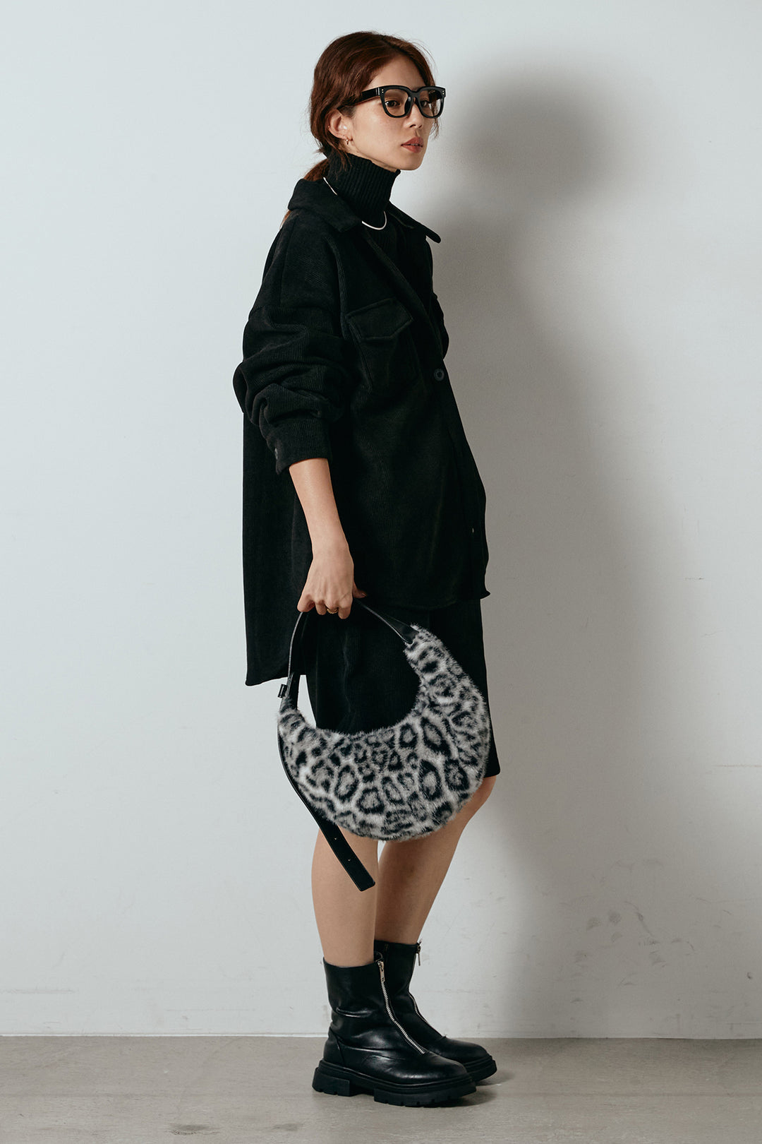 [SET]襟付きコーデュロイポケットシャツ+リラックスコーデュロイハーフパンツ(2set)