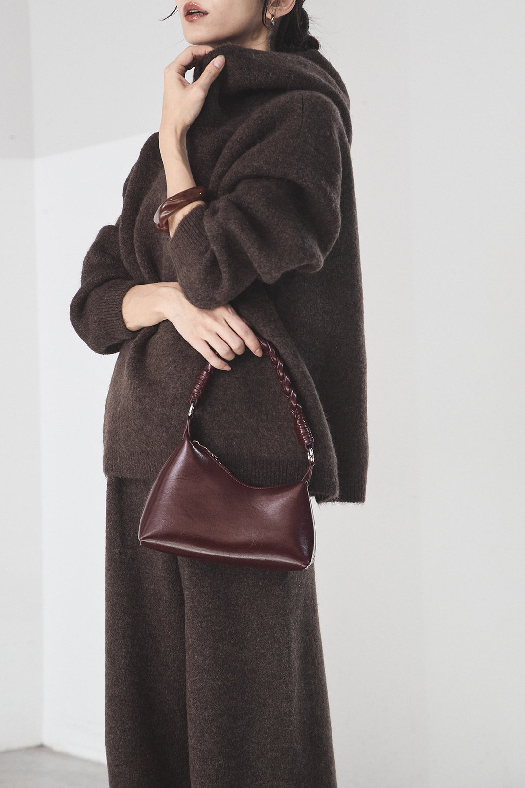 [SET]ハイネックニットフーディーSETUP