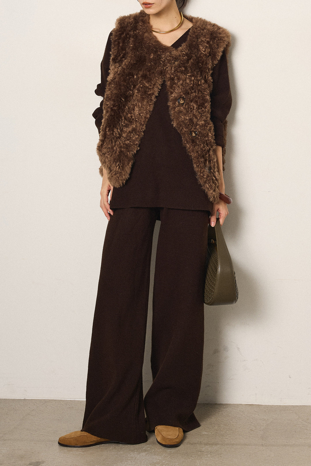 [SET]リラックスワッフルニットSETUP