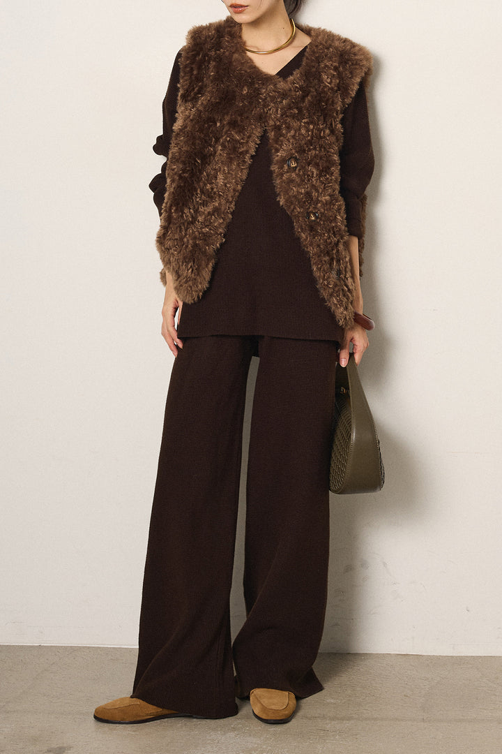 [SET]リラックスワッフルニットSETUP