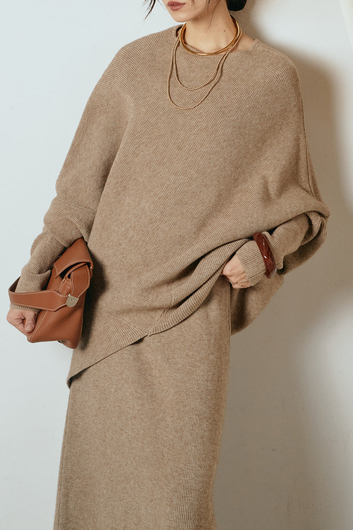 [SET]ドルマンニットスカートSETUP