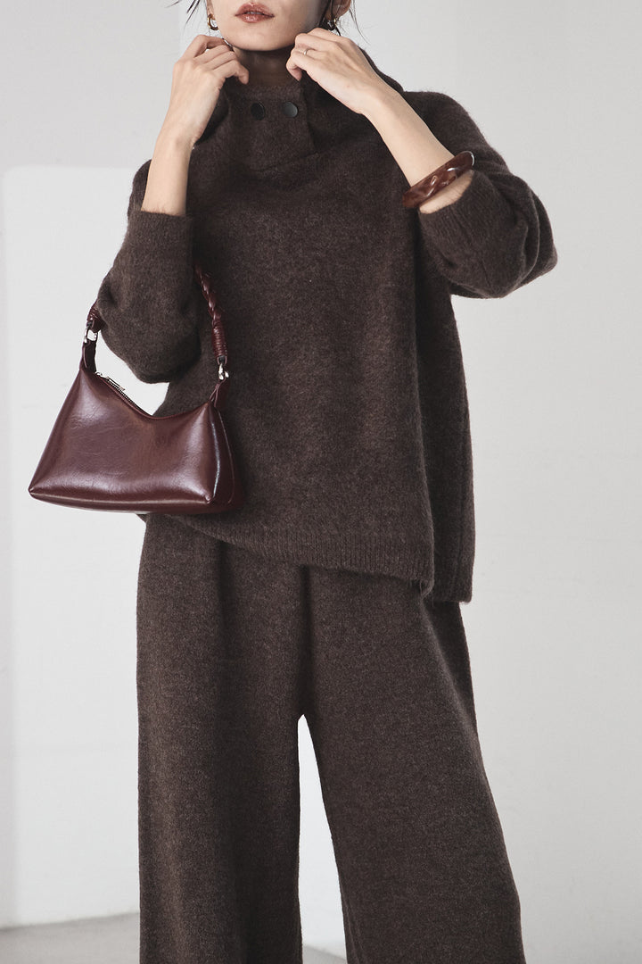 [SET]ハイネックニットフーディーSETUP