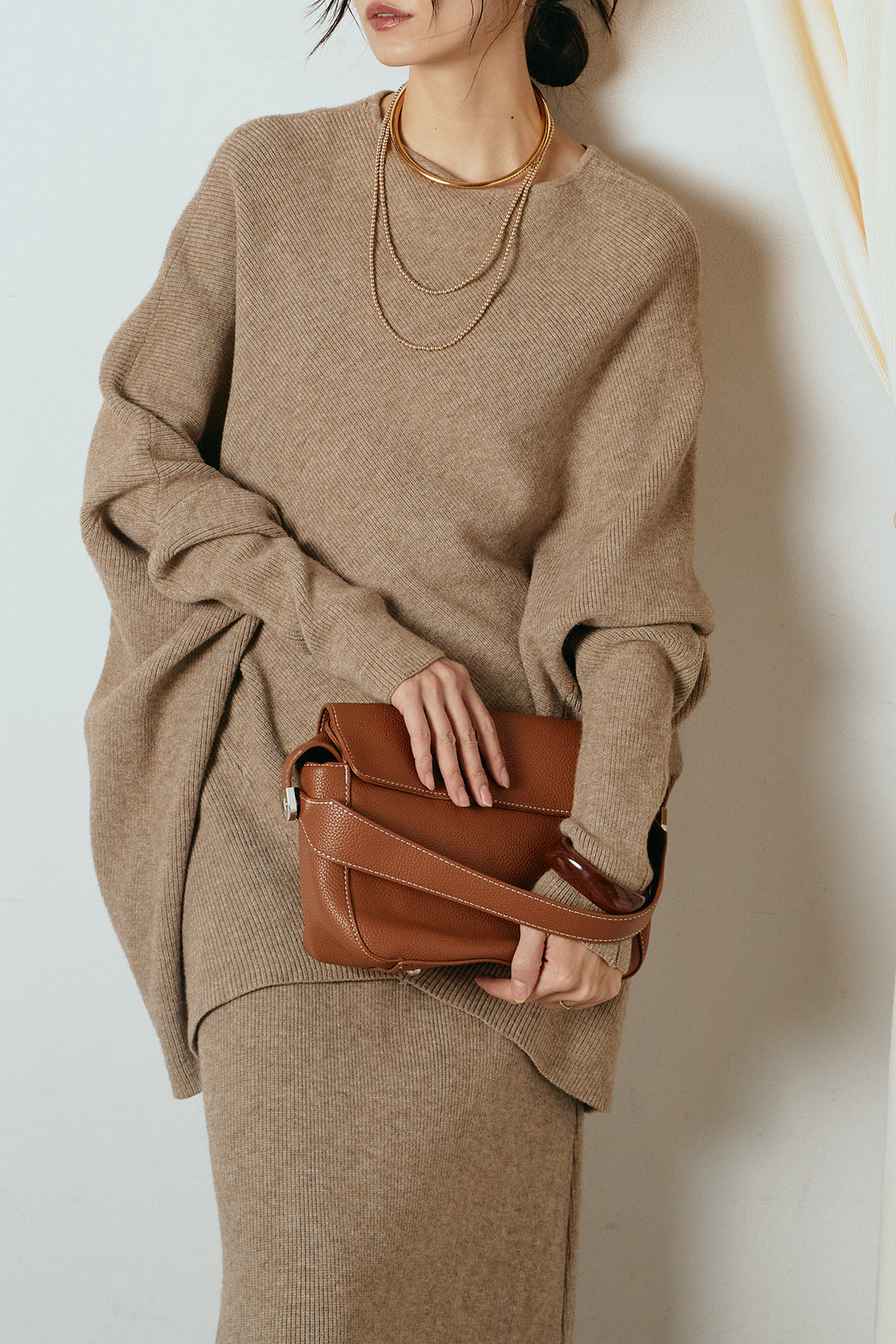 [SET]ドルマンニットスカートSETUP