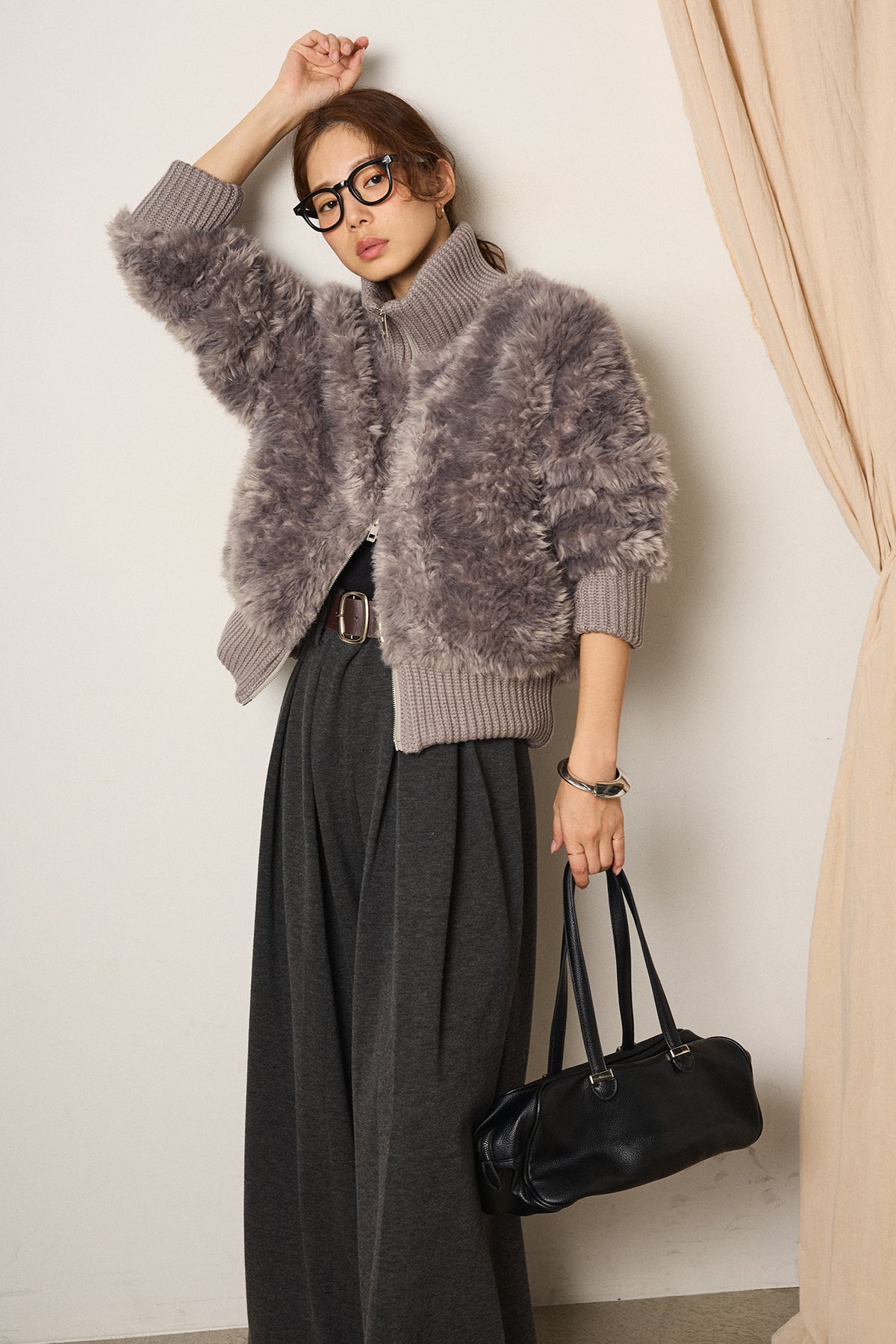 ハイネックボアブルゾン – ESICA