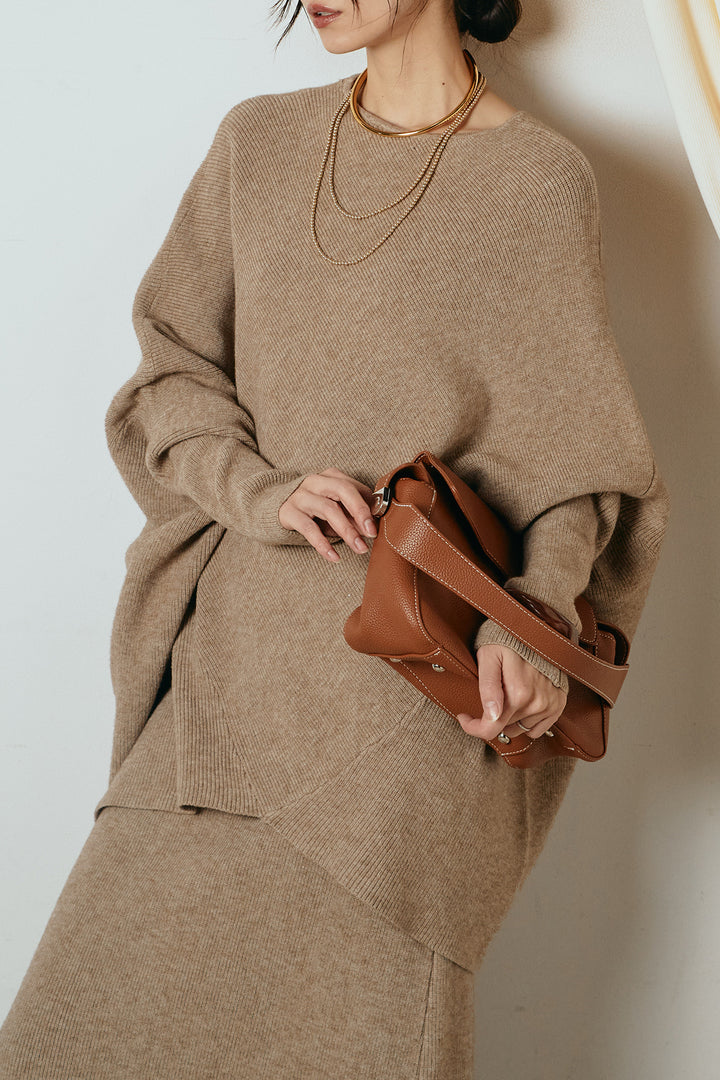 [SET]ドルマンニットスカートSETUP