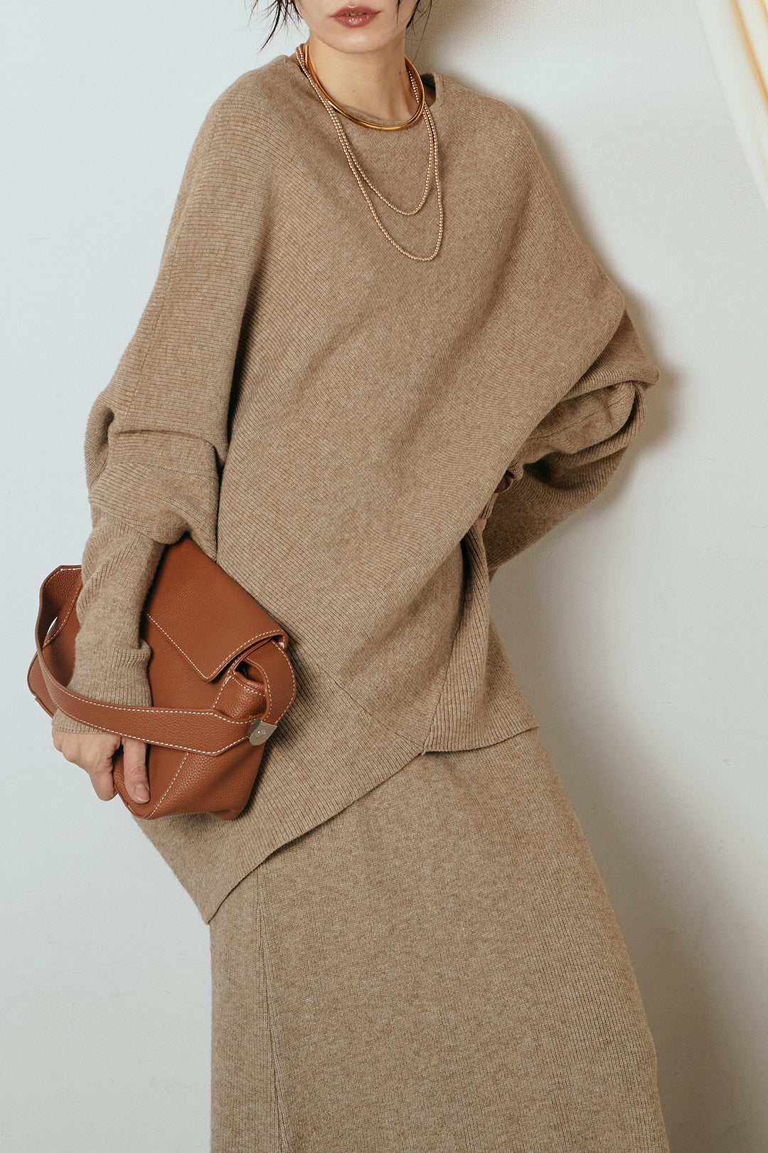 [SET]ドルマンニットスカートSETUP