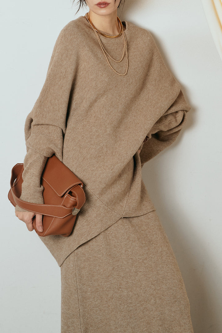 [SET]ドルマンニットスカートSETUP