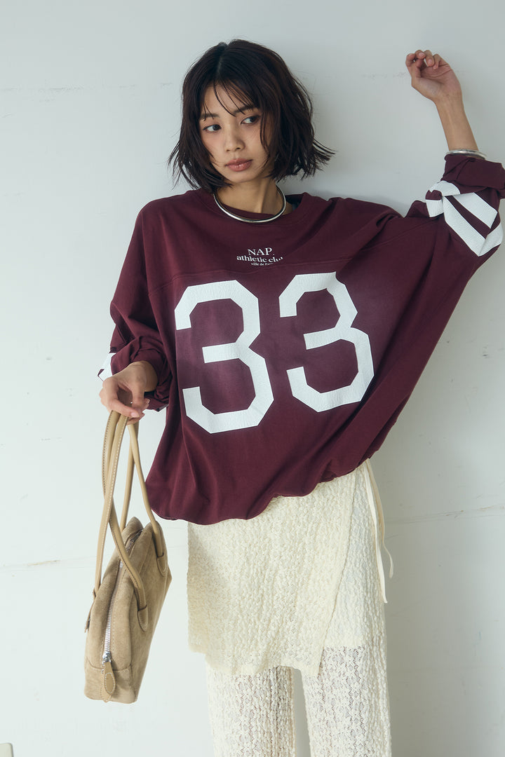 [SET]裾ドロストナンバービッグTシャツ+ストレッチレースパンツ＆ラップスカートセット(2set)