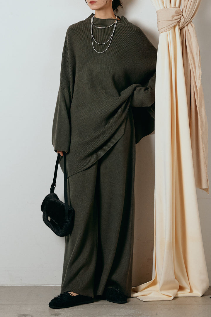 [SET]ポンチョシルエットニットSETUP