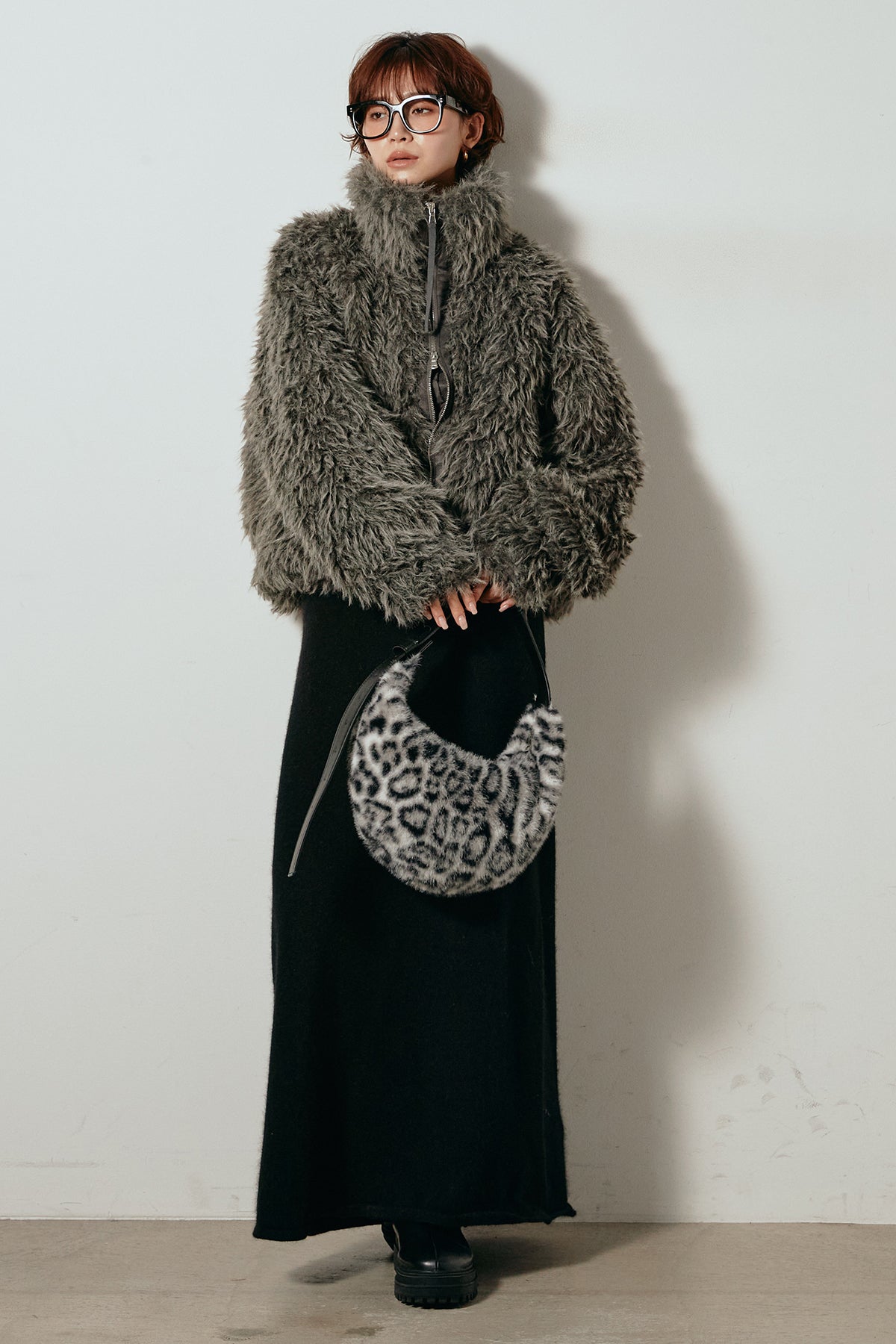 ミックスシープファースタンドブルゾン – ESICA