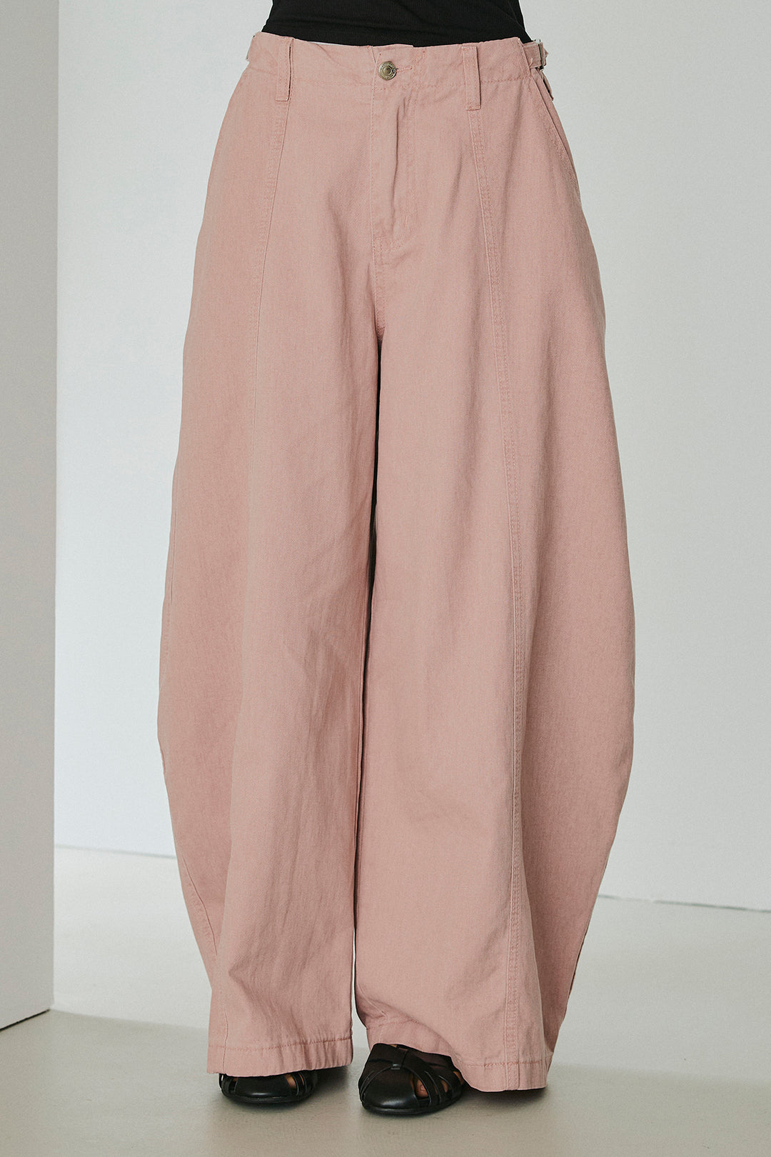 [SET]シアージャガードハーフスリーブテーラードジャケット+サイドベルトカーブワイドパンツ(2set)