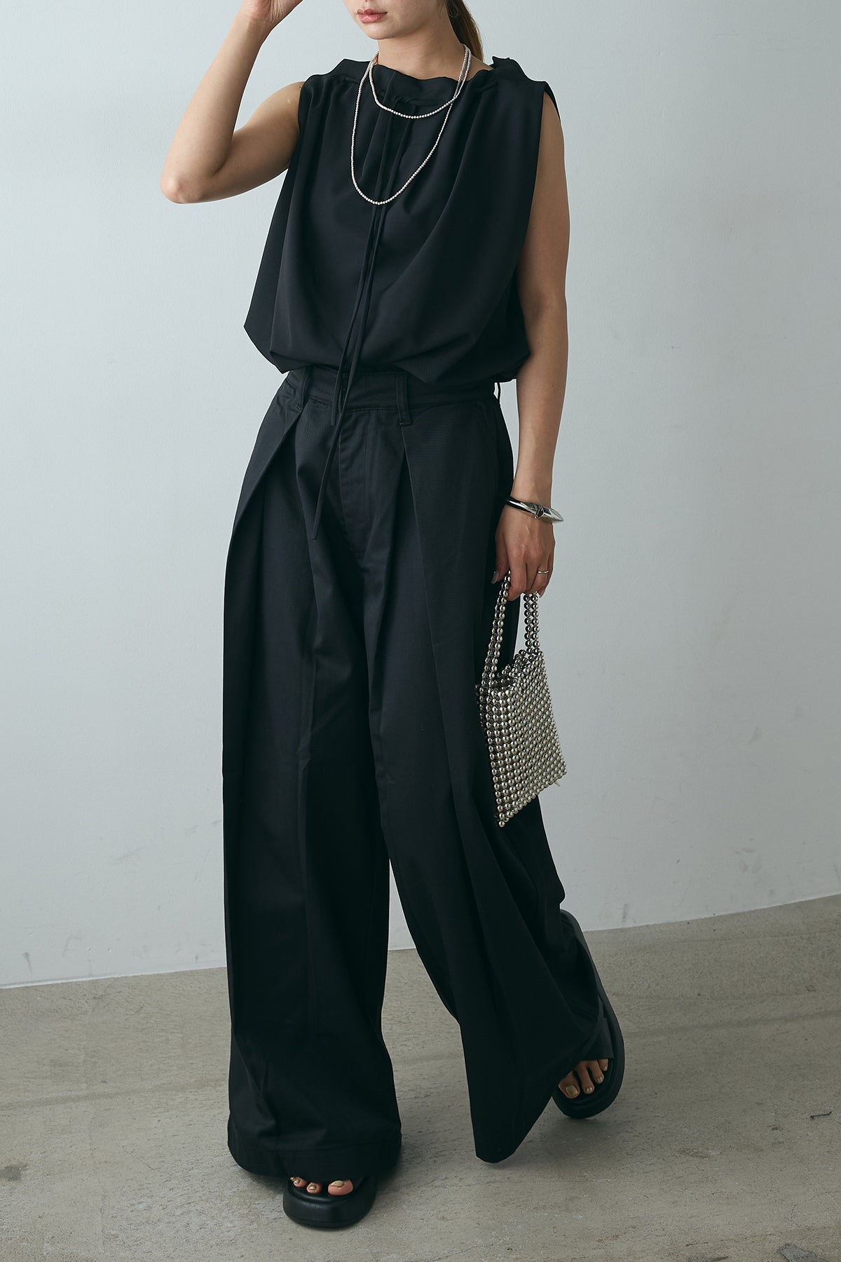 即納】ツイルタックチノワイドパンツ – ESICA