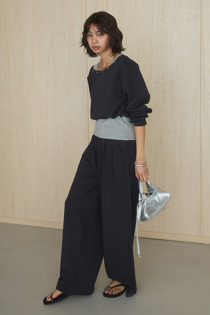 [SET]レイヤード見えスウェットSETUP