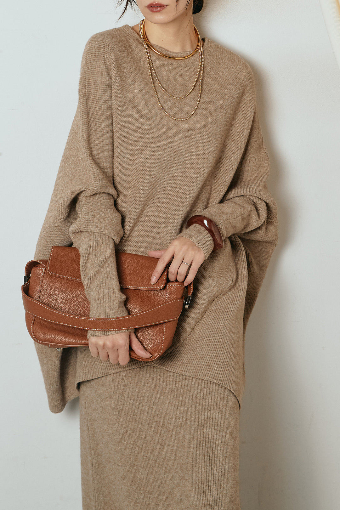 [SET]ドルマンニットスカートSETUP