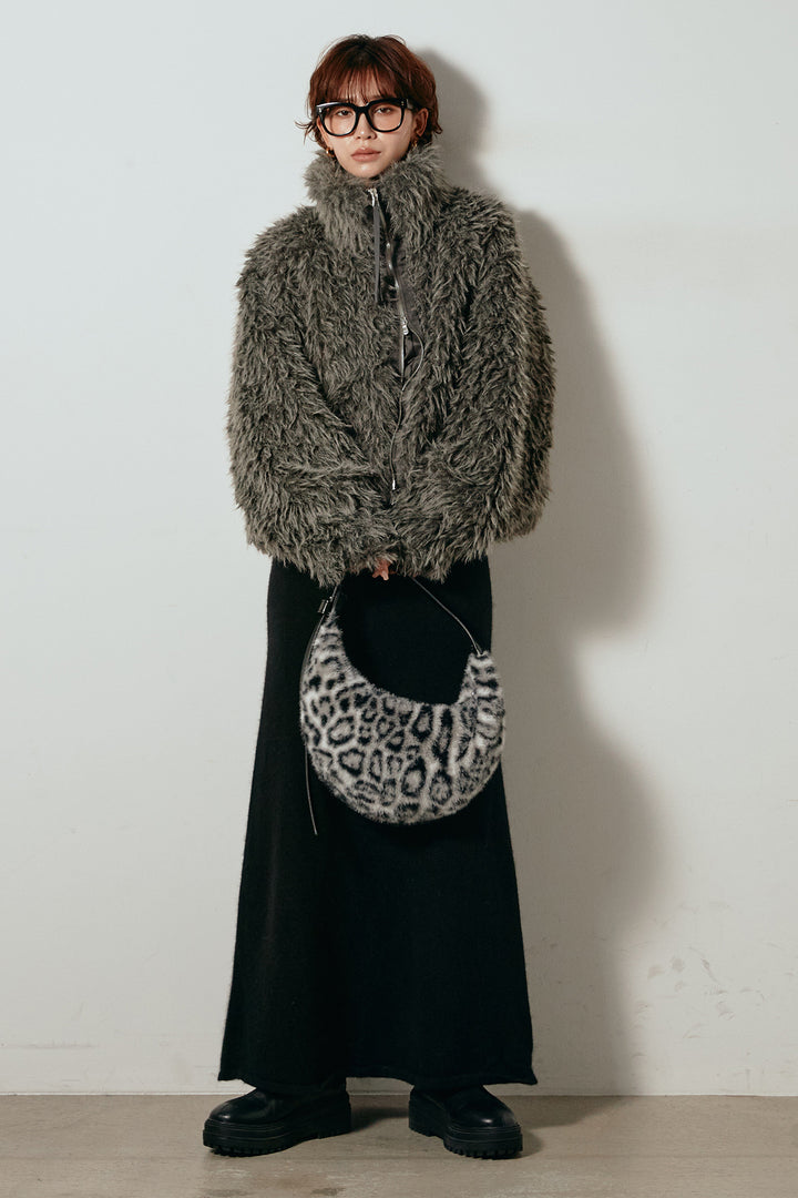 【着回しセット】[SET]ミックスシープファースタンドブルゾン+ミックスシープファースタンドブルゾン(2set)