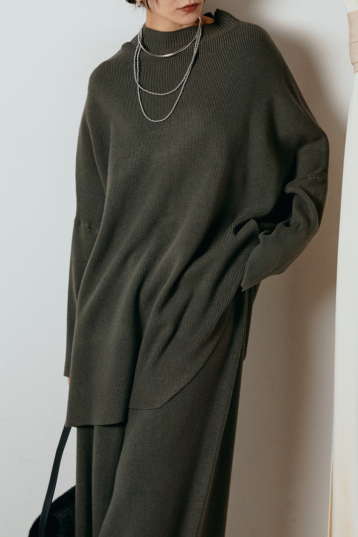 [SET]ポンチョシルエットニットSETUP