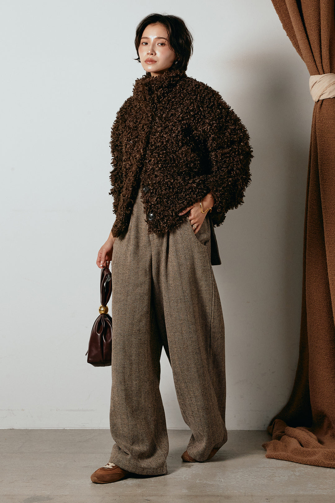 プードルファーミドルジャケット