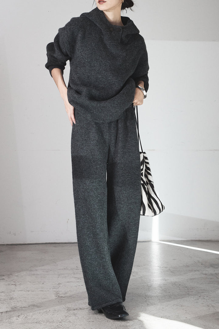 [SET]ハイネックニットフーディーSETUP