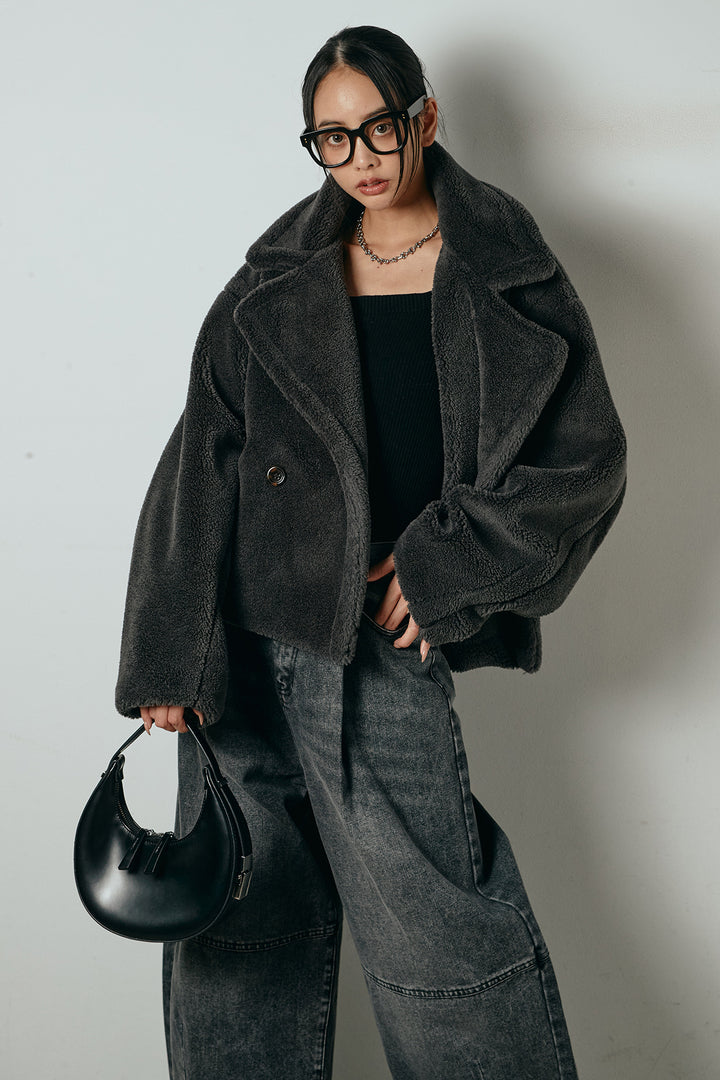 【1月上旬発送】テディボアショートジャケット