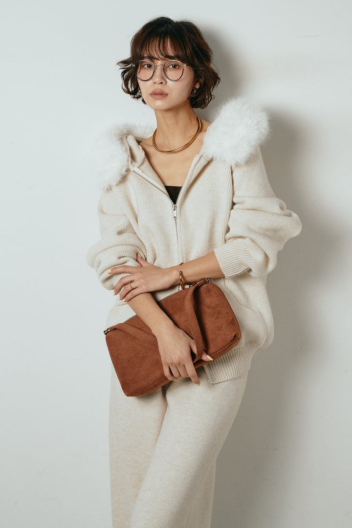 [SET]ファー付きフーディーニットSETUP