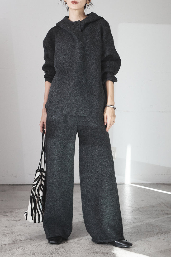 [SET]ハイネックニットフーディーSETUP