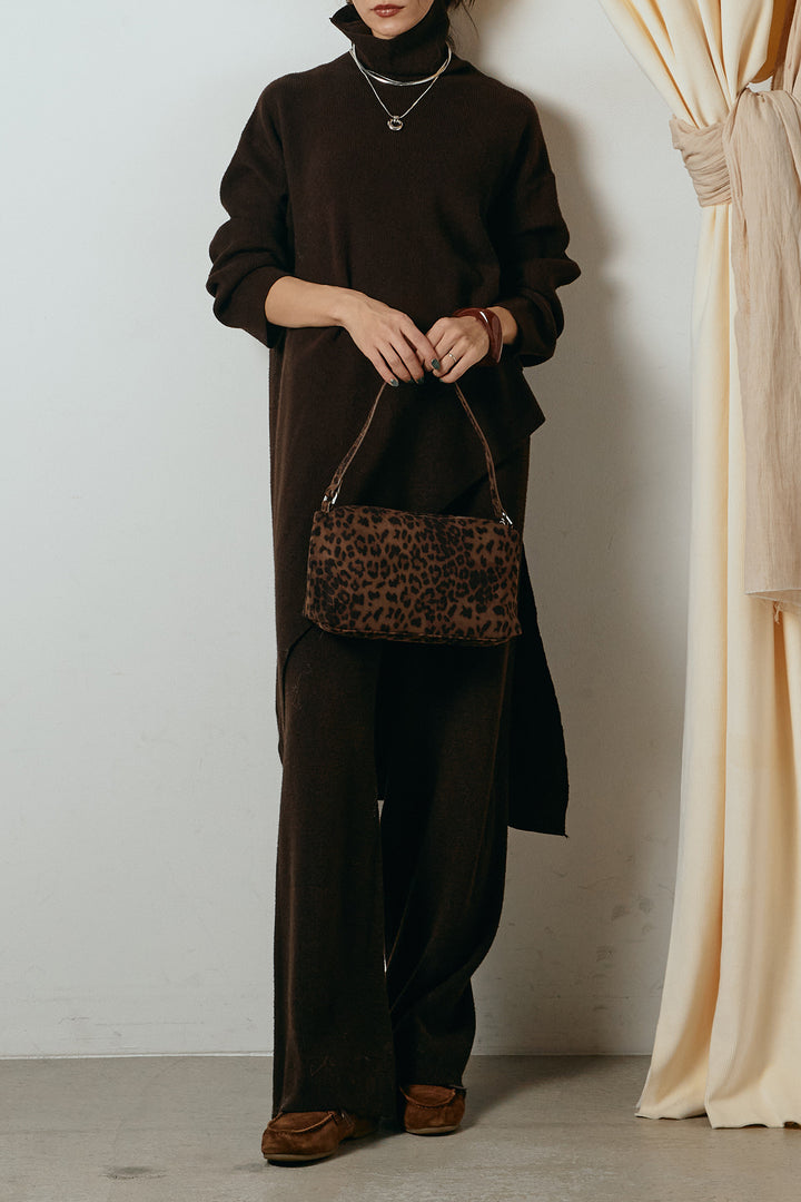 [SET]裾アシンメトリーニットSETUP