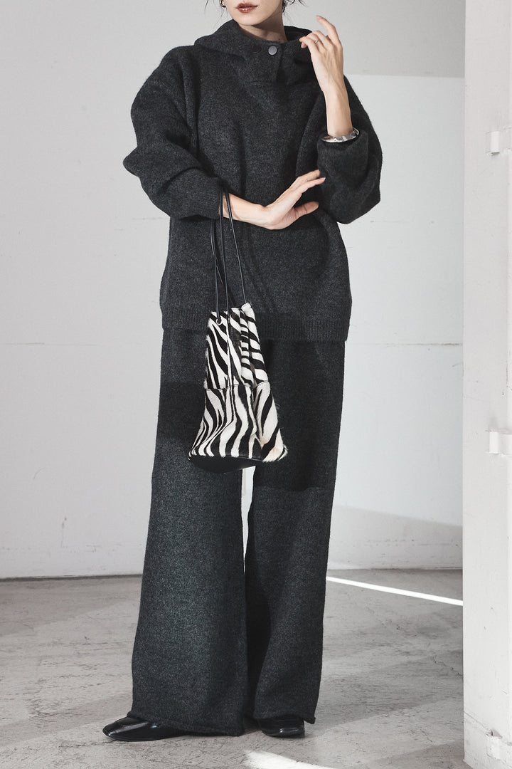 [SET]ハイネックニットフーディーSETUP