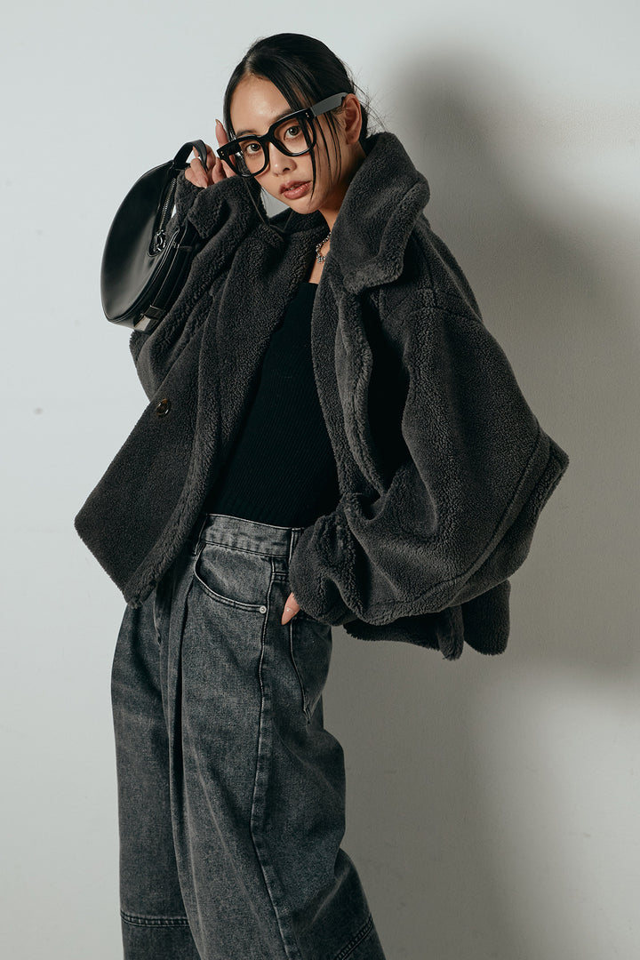 【1月上旬発送】テディボアショートジャケット