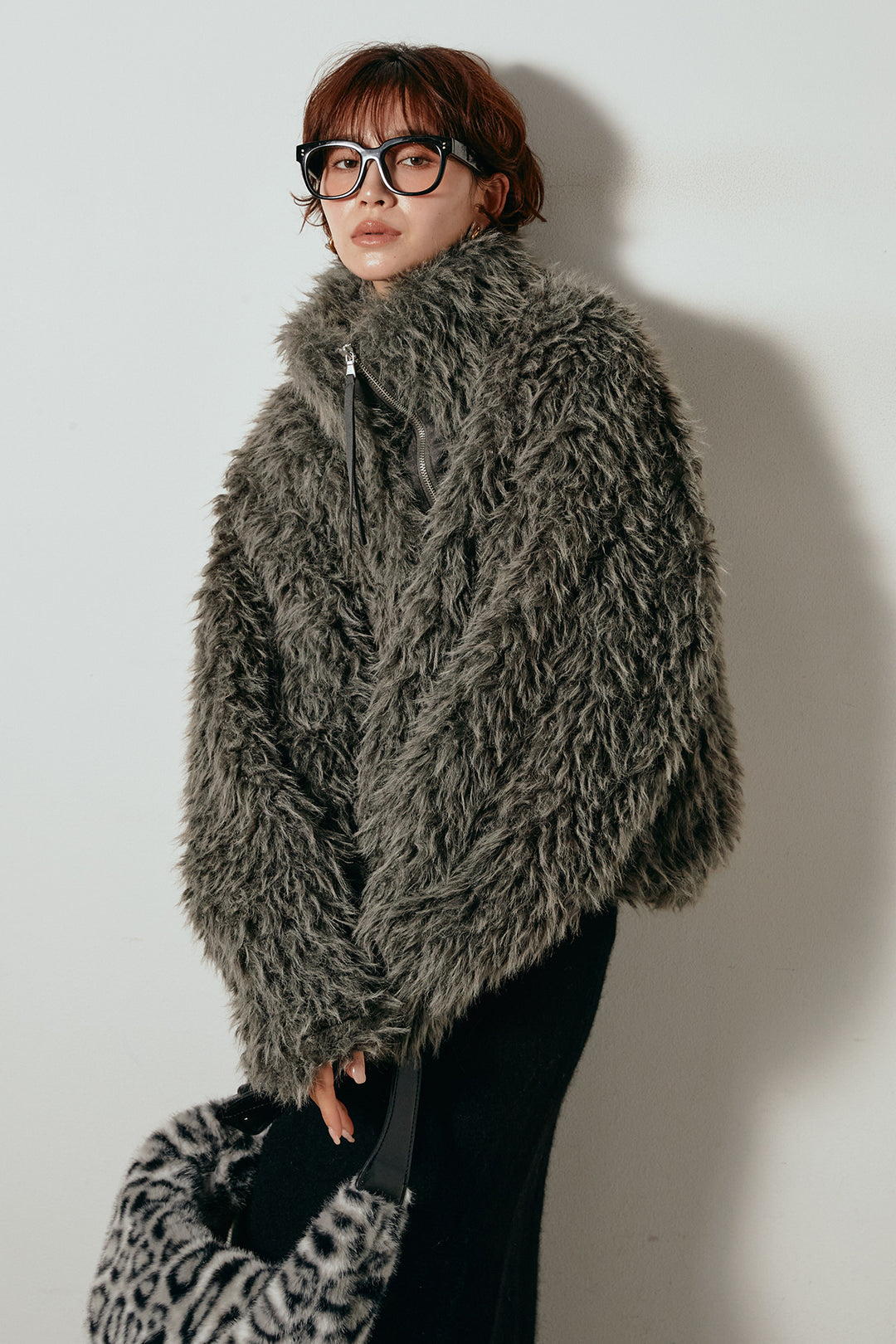 【着回しセット】[SET]ミックスシープファースタンドブルゾン+ミックスシープファースタンドブルゾン(2set)