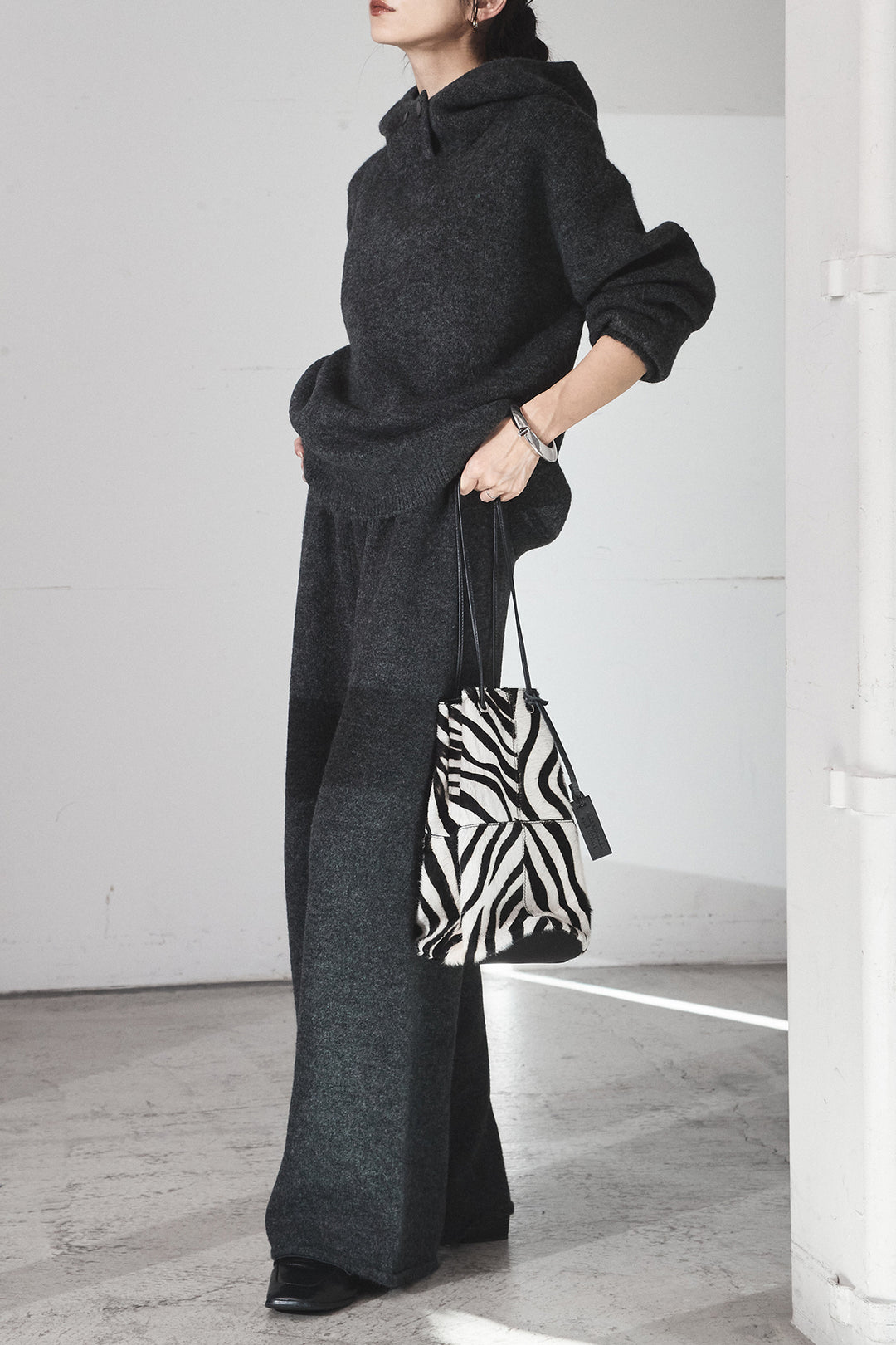 [SET]ハイネックニットフーディーSETUP