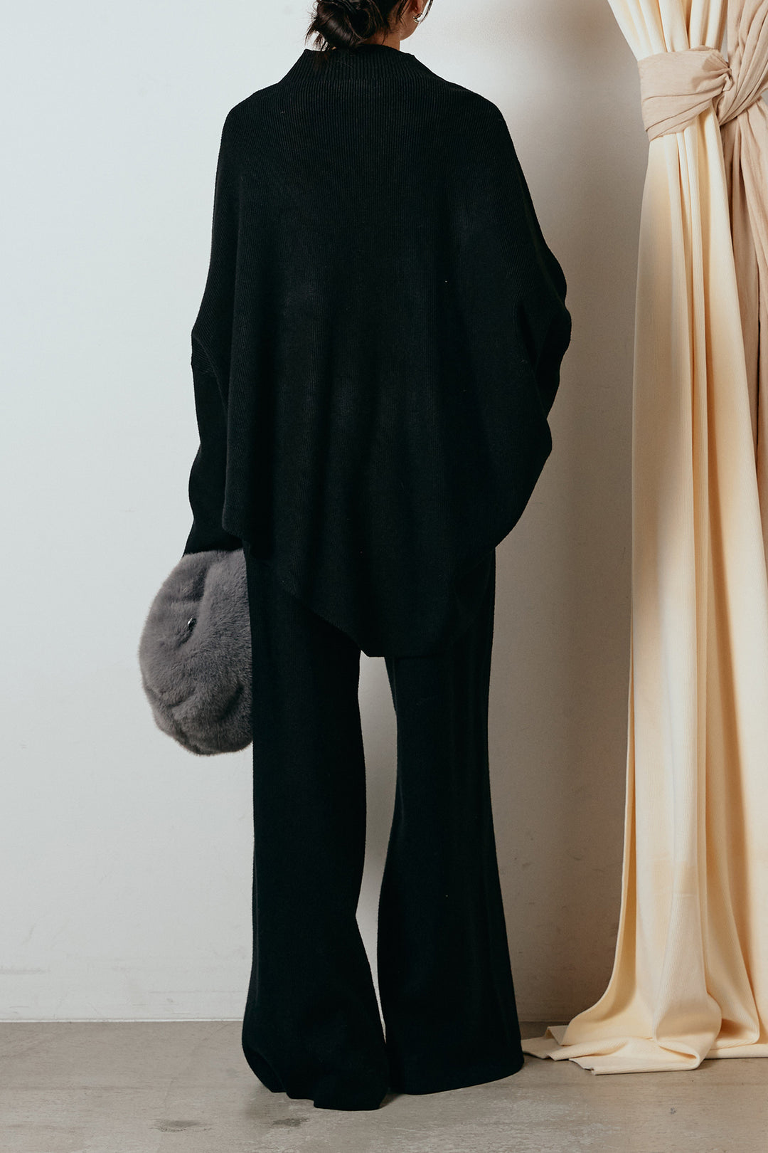 [SET]ポンチョシルエットニットSETUP