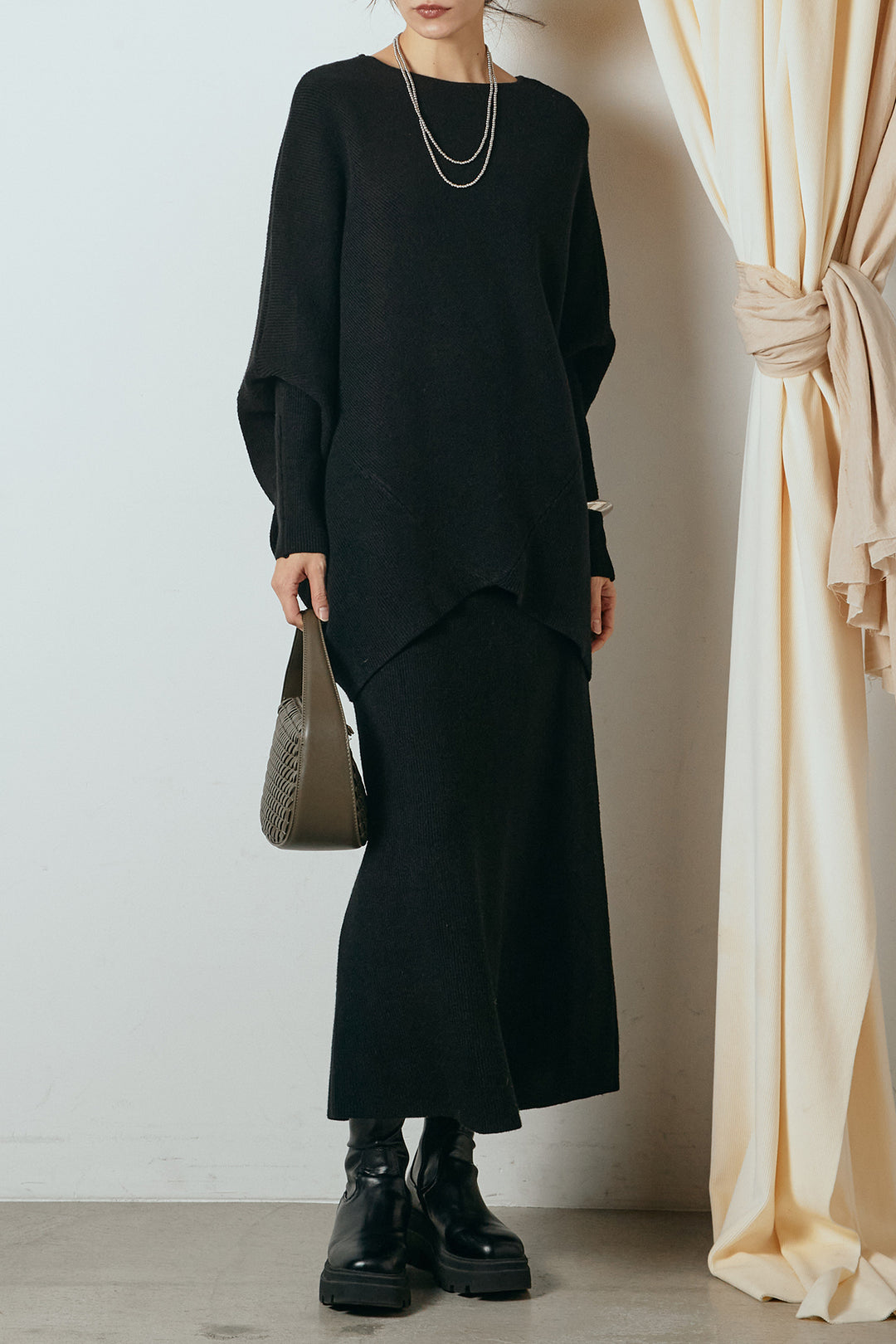 [SET]ドルマンニットスカートSETUP