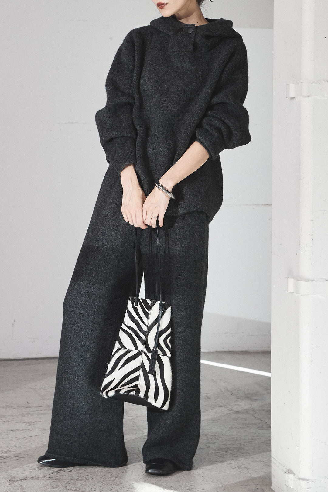 [SET]ハイネックニットフーディーSETUP