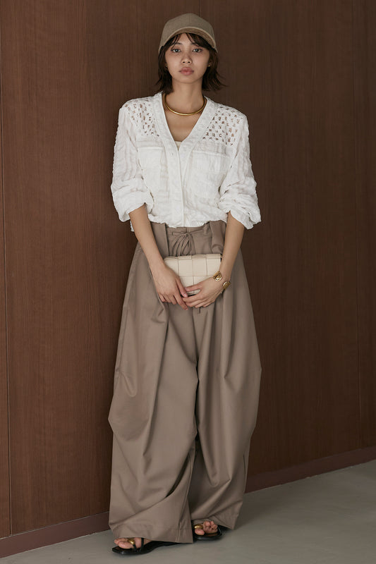 【着回しセット】[SET]異素材切替シアーメッシュカーディガン+異素材切替シアーメッシュカーディガン(2set)