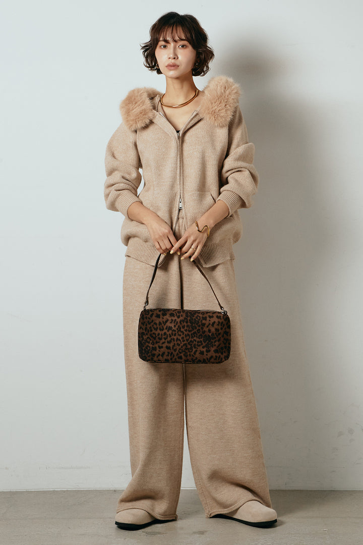 【着回しセット】[SET]ファー付きフーディーニットSETUP+ファー付きフーディーニットSETUP(2set)