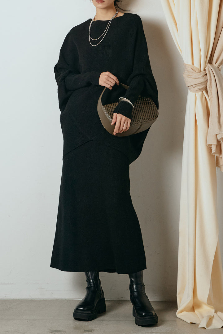 [SET]ドルマンニットスカートSETUP