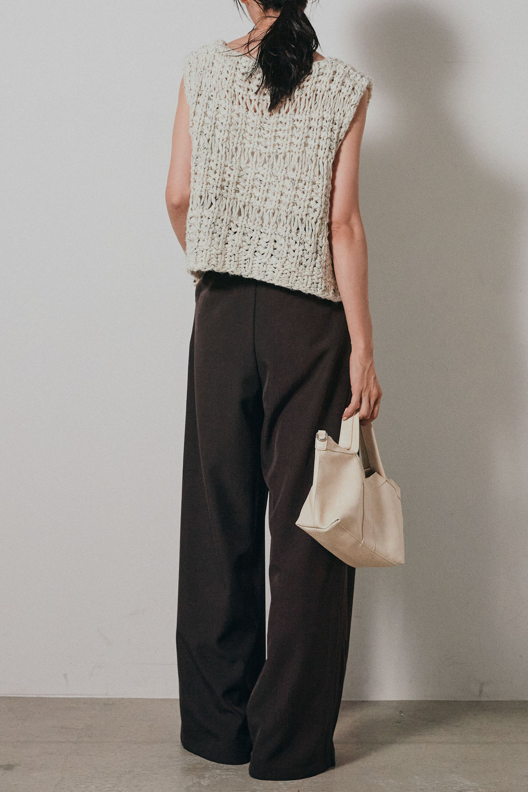 【即納】ネップハンドロービングニットベスト