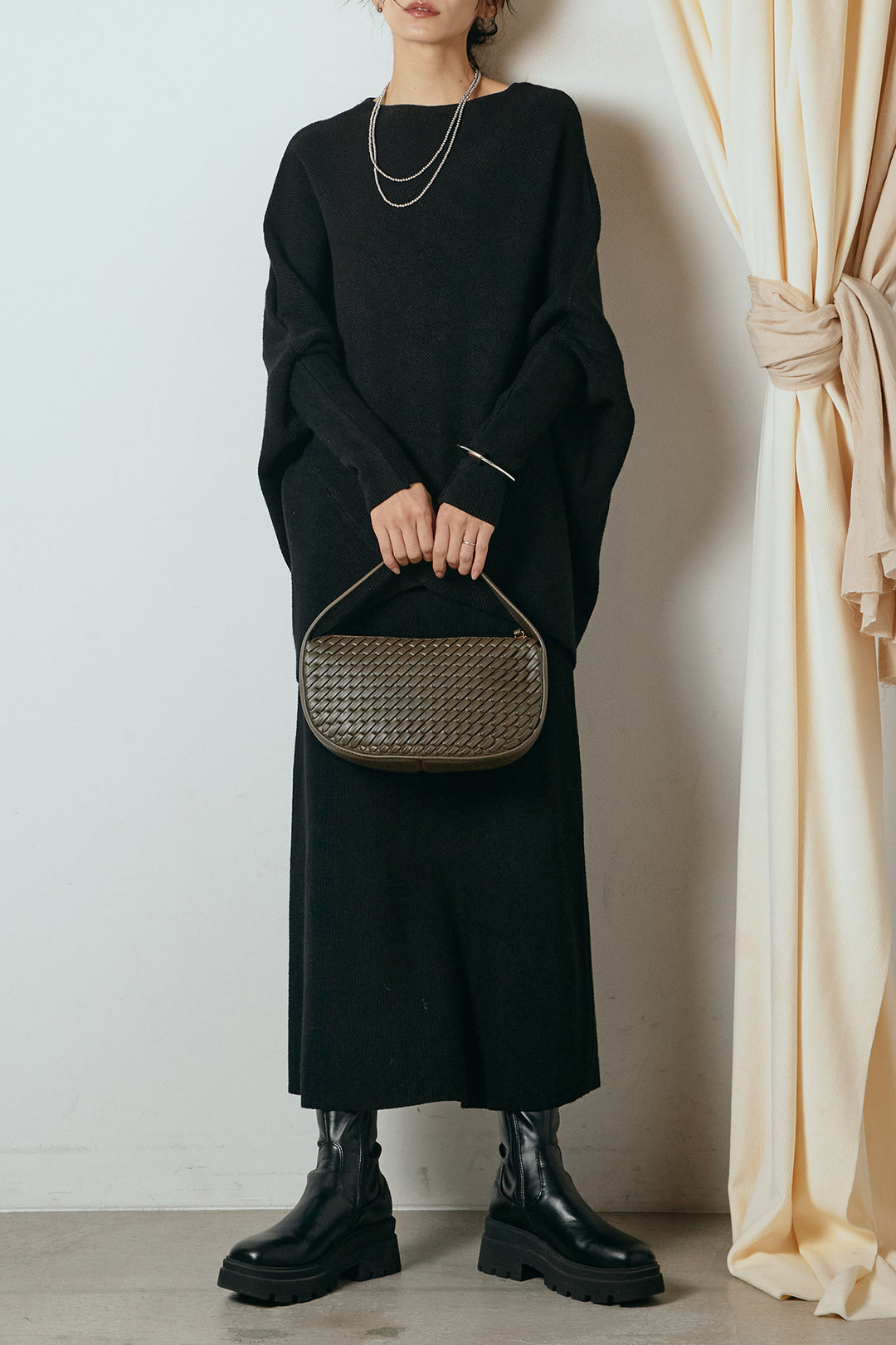 [SET]ドルマンニットスカートSETUP