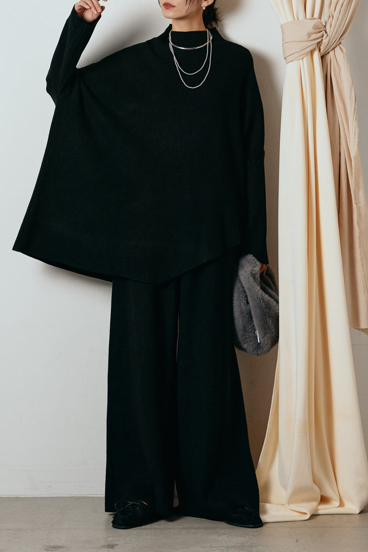 [SET]ポンチョシルエットニットSETUP