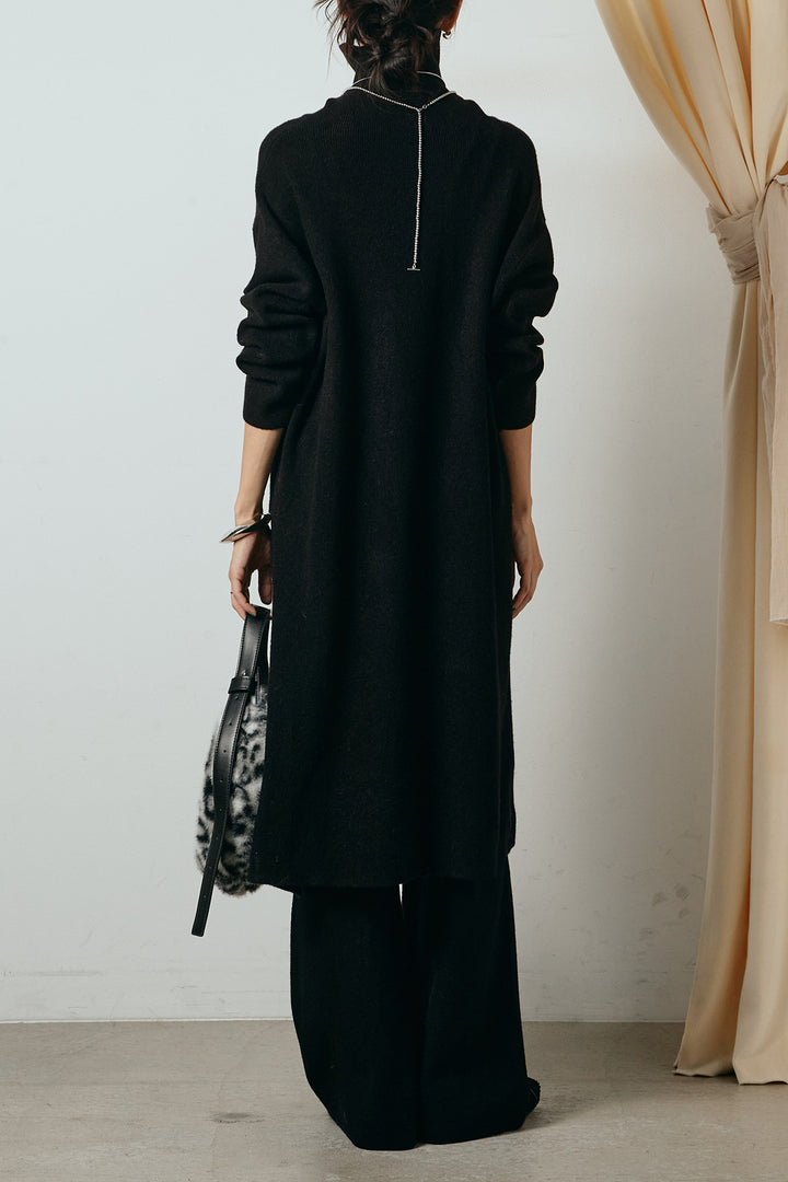 [SET]裾アシンメトリーニットSETUP