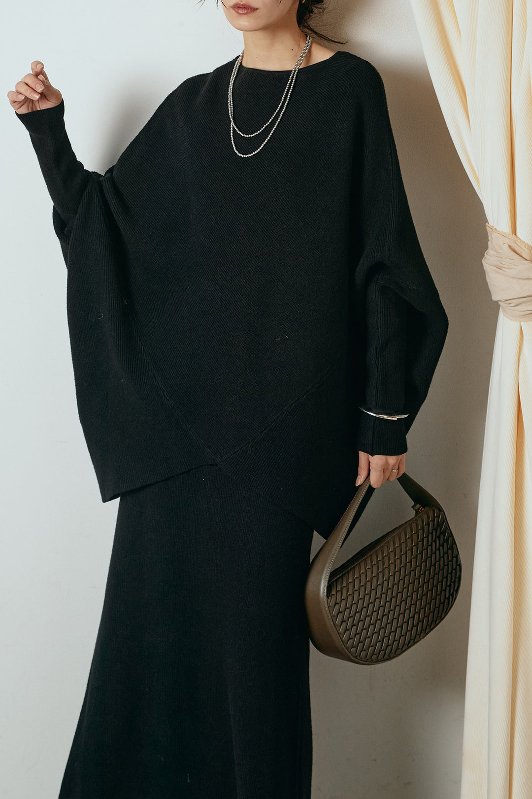 [SET]ドルマンニットスカートSETUP