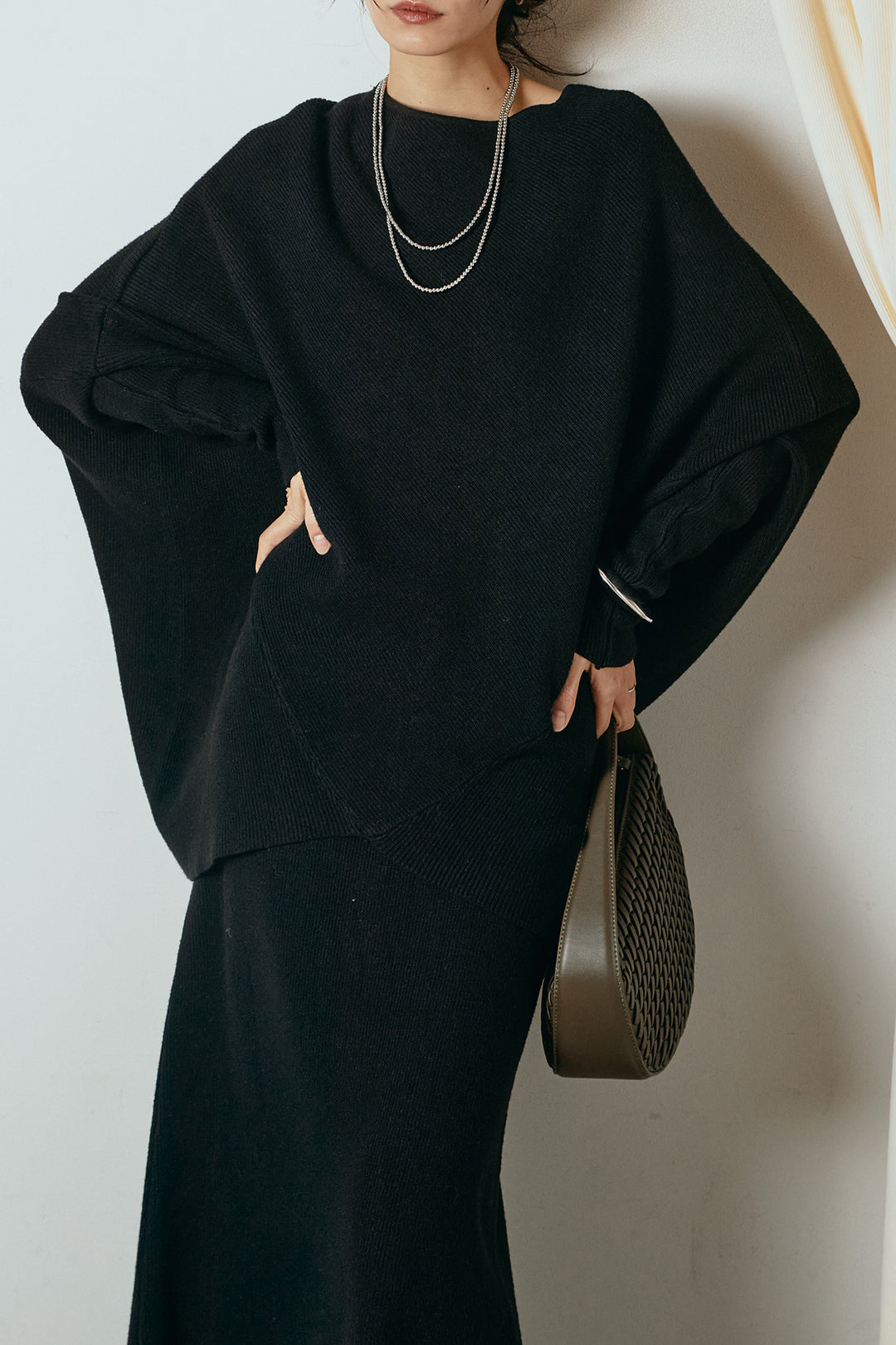 [SET]ドルマンニットスカートSETUP