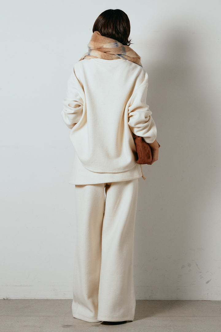 [SET]チェックマフラー付きニットSETUP