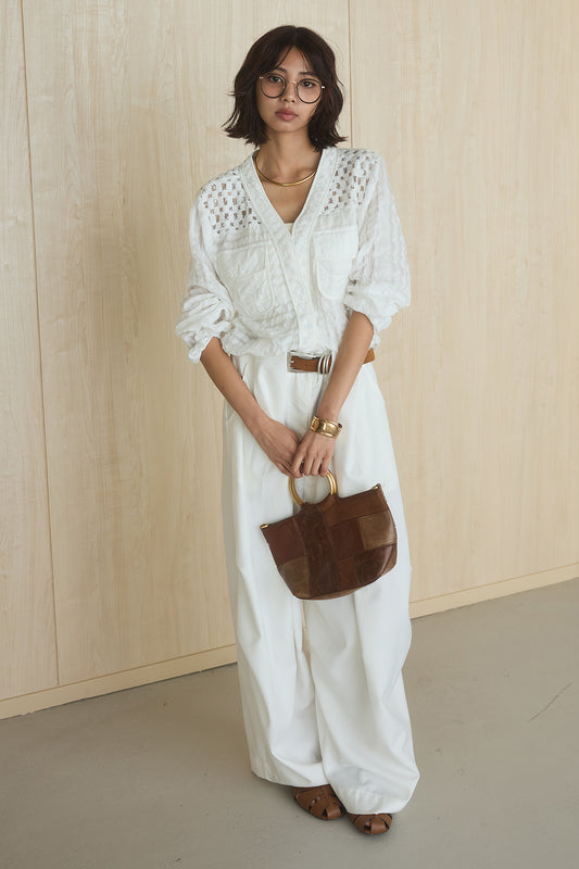 【着回しセット】[SET]異素材切替シアーメッシュカーディガン+異素材切替シアーメッシュカーディガン(2set)