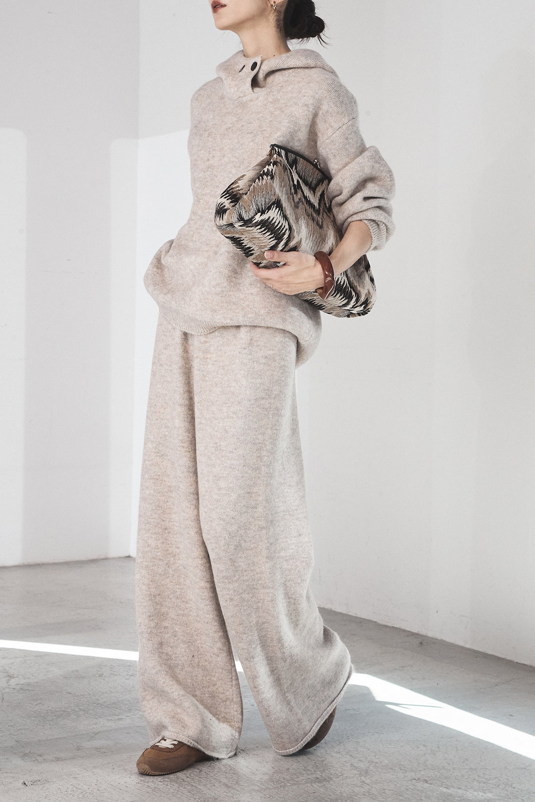 [SET]ハイネックニットフーディーSETUP