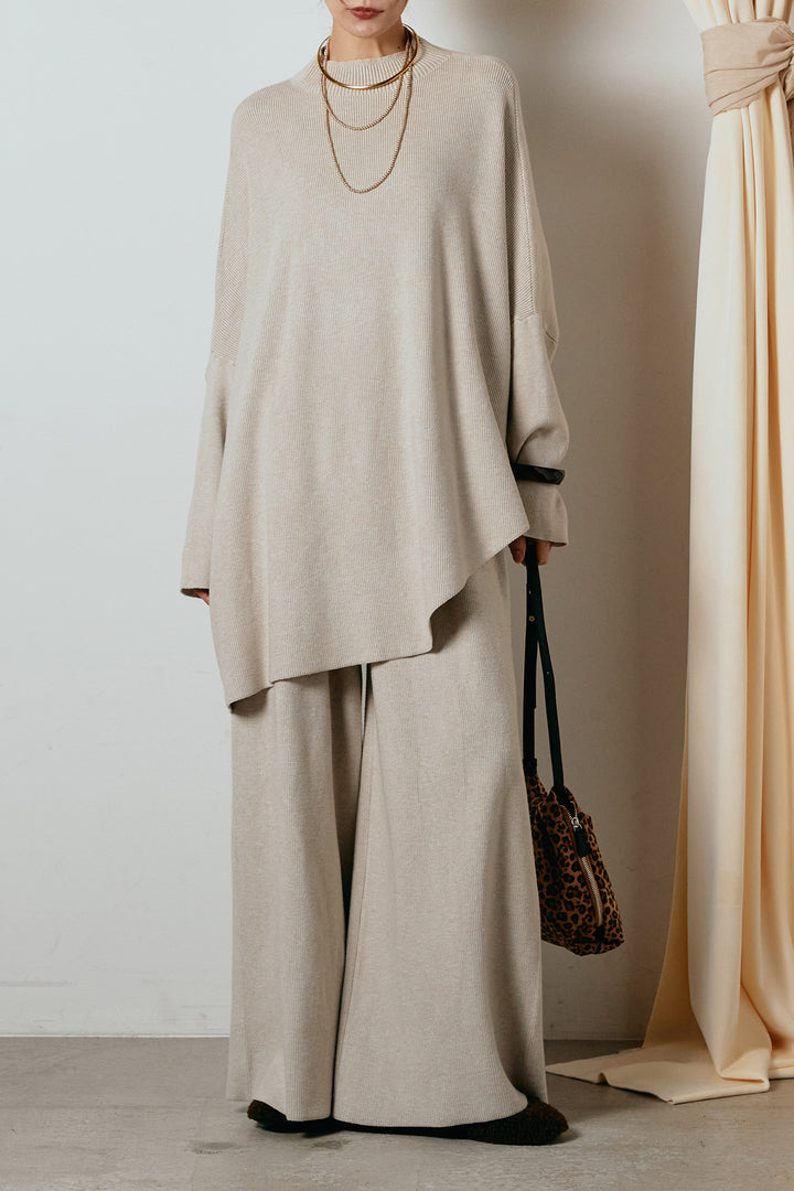 [SET]ポンチョシルエットニットSETUP