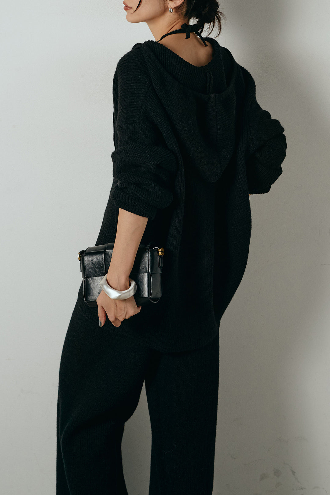 [SET]ホルターネックケーブルニットSETUP